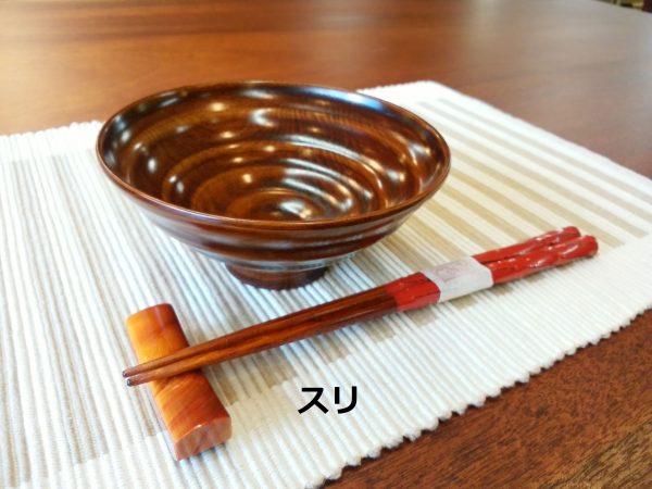 国産ハンノキ飯椀（大・小） - 画像 (3)