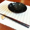 木曽ひのき　スリ漆塗箸（5膳入） - 画像 (2)